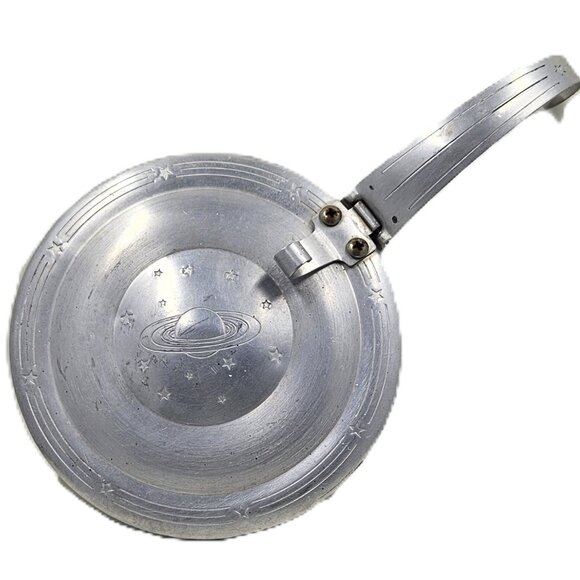 Vintage Aluminum Space Age Silent Butler - Picture 1 of 7